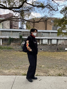 「doublet（ダブレット）のアイテム（ジャケット/アウター）」を使った、ryutyan0823さん（メンズ・176cm）の冬コーディネート