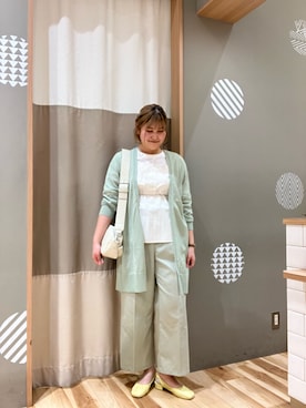 「blue」｜「アイテム（シューズ）」を使った、もっちゃんさん（レディース・163cm）の春コーディネート