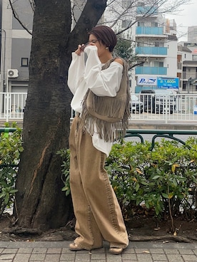 suyako ogawaさん(レディース・156cm)の冬コーディネート