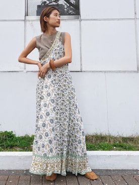 suyako ogawaさん（レディース・155cm）の春コーディネート