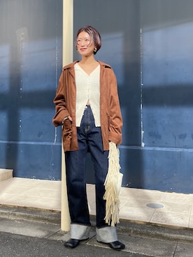 suyako ogawaさん(レディース・156cm)の冬コーディネート