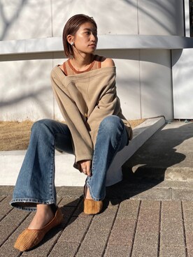 suyako ogawaさん（レディース・155cm）の冬コーディネート