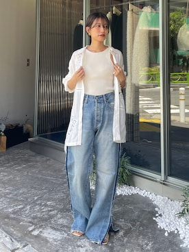 「Ungrid（アングリッド）のアイテム」を使った、suyako ogawaさん（レディース・155cm）の夏コーディネート