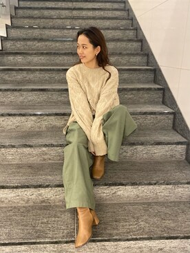 大橋琴乃さん（レディース・165cm）の秋コーディネート