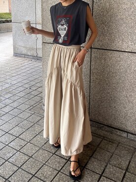 大橋琴乃さん（レディース・165cm）の夏コーディネート