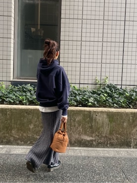 大橋琴乃さん（レディース・165cm）の冬コーディネート