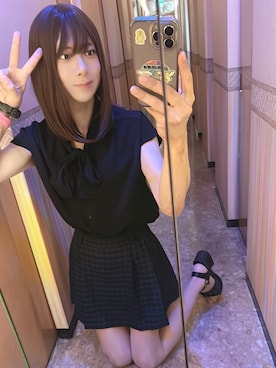 「アイテム（トップス）」を使った、かなみょんさん（メンズ・171cm・40代）の夏コーディネート