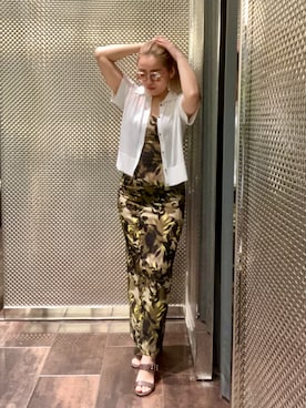 「ARMANI EXCHANGE（アルマーニエクスチェンジ）のアイテム」を使った、EWさん（レディース・158cm）の春コーディネート