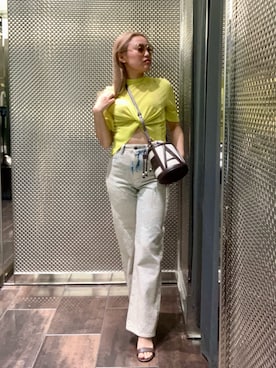 「ARMANI EXCHANGE（アルマーニエクスチェンジ）のアイテム」を使った、EWさん（レディース・158cm）の春コーディネート