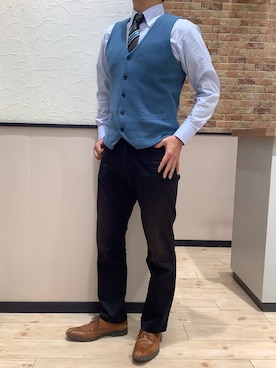 BRICK HOUSE by Tokyo Shirts 前橋けやきウォーク店さん（メンズ・170cm）の冬コーディネート