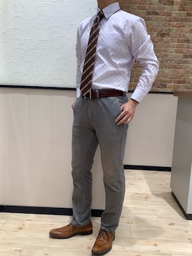 「インナー付き」｜BRICK HOUSE by Tokyo Shirts 前橋けやきウォーク店さん（メンズ・170cm）の夏コーディネート