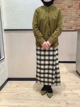 BRICK HOUSE by Tokyo Shirts 前橋けやきウォーク店さん（レディース・154cm）の冬コーディネート