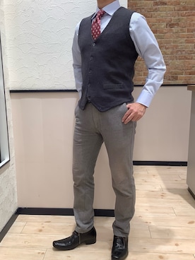 BRICK HOUSE by Tokyo Shirts 前橋けやきウォーク店さん(メンズ・170cm)の冬コーディネート