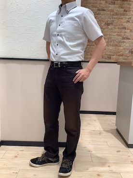「インナー付き」｜BRICK HOUSE by Tokyo Shirts 前橋けやきウォーク店さん（メンズ・170cm）の春コーディネート