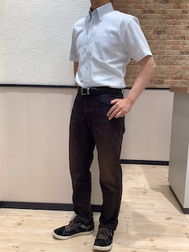 「インナー付き」｜BRICK HOUSE by Tokyo Shirts 前橋けやきウォーク店さん（メンズ・170cm）の夏コーディネート