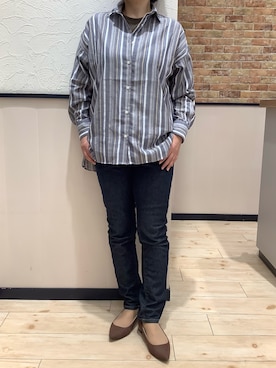 BRICK HOUSE by Tokyo Shirts 前橋けやきウォーク店さん（レディース・156cm）の春コーディネート