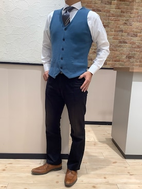 BRICK HOUSE by Tokyo Shirts 前橋けやきウォーク店さん（メンズ・170cm）の冬コーディネート