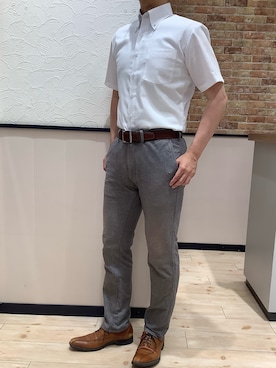 「インナー付き」｜BRICK HOUSE by Tokyo Shirts 前橋けやきウォーク店さん（メンズ・170cm）の夏コーディネート