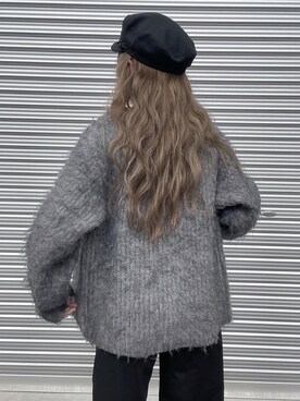 「H&M（エイチ・アンド・エム）のアイテム（キャスケット）」を使った、lllmoiyさん（レディース・161cm）の秋コーディネート
