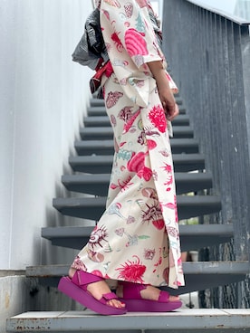 「厚底」｜UNITED NUDEさん（レディース・165cm）の春コーディネート