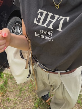 「ZARA（ザラ）のアイテム（サンダル）」を使った、ranさん（レディース・162cm）の秋コーディネート