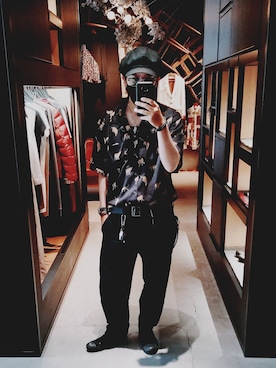 「GUCCI（グッチ）のアイテム（腕時計）」を使った、Ryo  Kuramochiさん（メンズ・172cm）の夏コーディネート