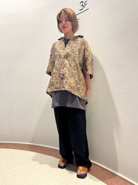 「B'2nd（ビーセカンド）のアイテム」を使った、udaharukaさん（レディース・155cm）の夏コーディネート