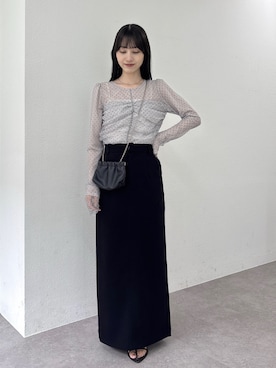 「ドット柄」｜kon_lemageさん（レディース・158cm）の夏コーディネート