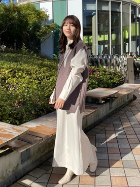 kon_lemageさん（レディース・158cm）の冬コーディネート