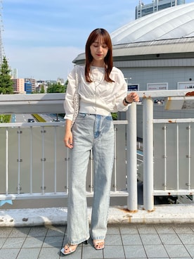 kon_lemageさん（レディース・158cm）の夏コーディネート