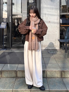 kon_lemageさん（レディース・158cm）の冬コーディネート