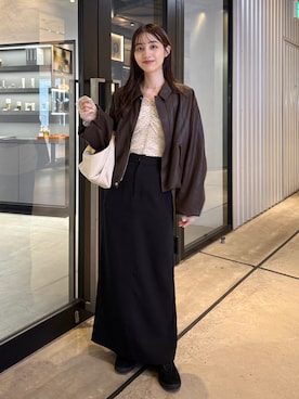 kon_lemageさん（骨格ウェーブ・レディース・158cm）の秋コーディネート