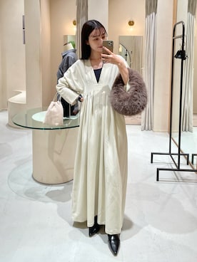 「CAPRICIEUX LE'MAGE（カプリシューレマージュ）のアイテム（パンプス）」を使った、kon_lemageさん（レディース・158cm）の秋コーディネート