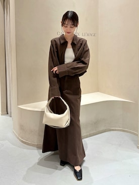 「アイテム（パンプス）」を使った、kon_lemageさん（レディース・158cm）の秋コーディネート