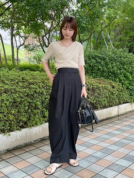 kon_lemageさん（レディース・158cm）の夏コーディネート