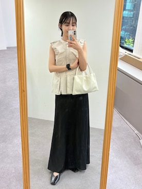 「アイテム（パンプス）」を使った、kon_lemageさん（レディース・158cm）の夏コーディネート