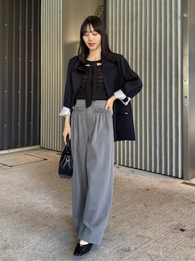 「アイテム（パンプス）」を使った、kon_lemageさん（レディース・158cm）の春コーディネート