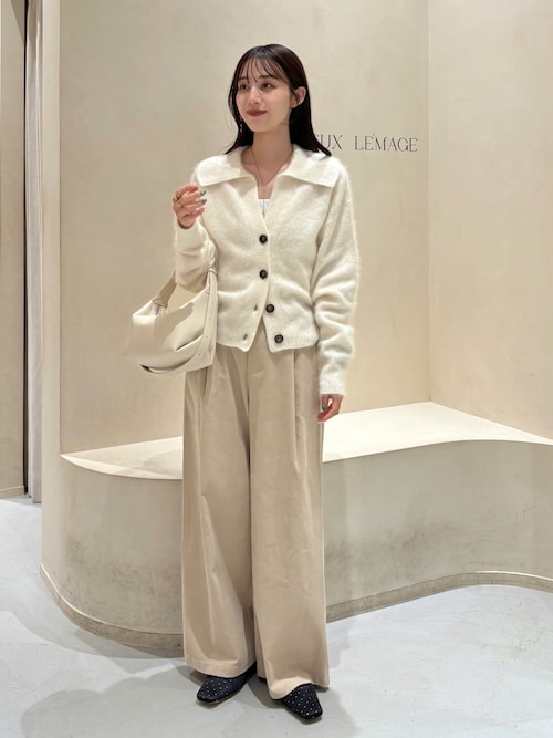 トップス CAPRICIEUX LE'MAGE CAPRICIEUX LE'MAGE｜裾ジップラメプルオーバー | Rakuten