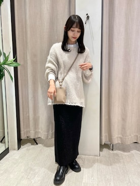 kon_lemageさん（レディース・158cm）の冬コーディネート