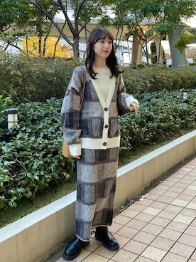 kon_lemageさん（レディース・158cm）の冬コーディネート