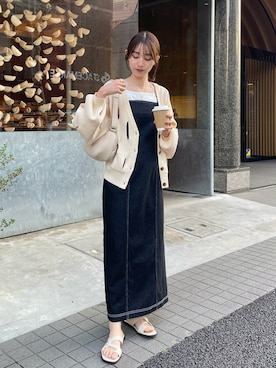 kon_lemageさん（レディース・158cm）の春コーディネート