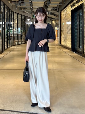「アイテム（パンプス）」を使った、kon_lemageさん（レディース・158cm）の夏コーディネート