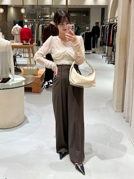 「アイテム（パンプス）」を使った、kon_lemageさん（レディース・158cm）の秋コーディネート