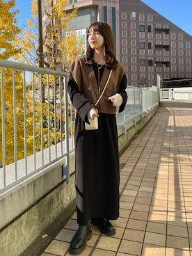 「アイテム（福袋/福箱）」を使った、kon_lemageさん（レディース・158cm）の冬コーディネート