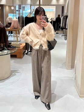 「アイテム（パンプス）」を使った、kon_lemageさん（レディース・158cm）の秋コーディネート