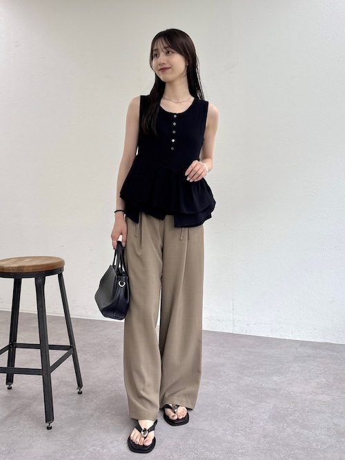 CAPRICIEUX LE'MAGEのトップスを使ったコーディネート(ZOZOTOWN Yahoo