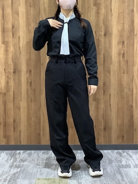 「TOKYO SHIRTS（トウキョウシャツ）のアイテム」を使った、SHIRTS PLAZA 札幌マルヤマクラス店さん（レディース・150cm）の春コーディネート