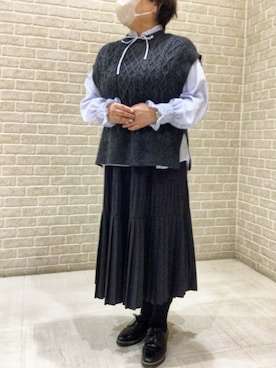 SHIRTS PLAZA 札幌マルヤマクラス店さん（レディース・155cm）の秋コーディネート