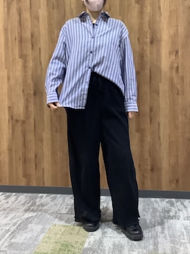 「TOKYO SHIRTS（トウキョウシャツ）のアイテム（シャツ/ブラウス）」を使った、SHIRTS PLAZA 札幌マルヤマクラス店さん（レディース・150cm）の春コーディネート