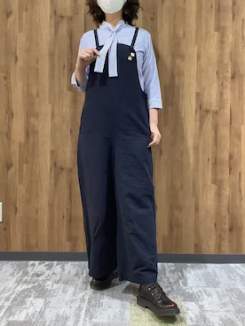 「TOKYO SHIRTS（トウキョウシャツ）のアイテム（シャツ/ブラウス）」を使った、SHIRTS PLAZA 札幌マルヤマクラス店さん（レディース・167cm）の春コーディネート